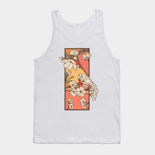 Cherry Blossom Stained Glass Window Tank Top